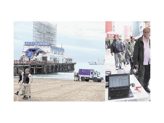 La ciudad está totalmente custodiada y los periodistas y vecinos deben pasar por un control en el que se escanean sus huellas para ingresar por el vallado de las fuerzas de seguridad a los distintos hoteles en los alrededores del Provincial.