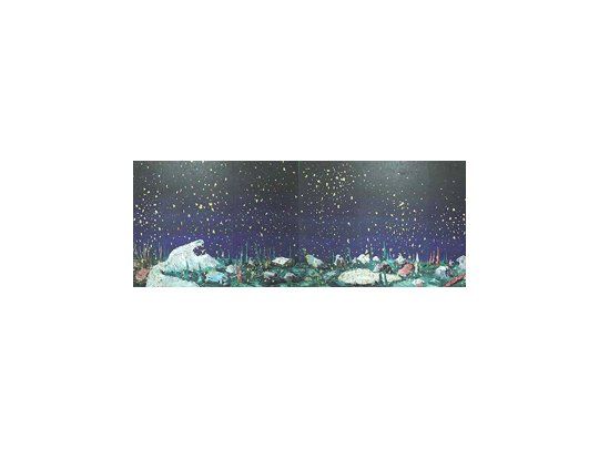 Una de las obras de «Una larga noche», muestra de pinturas de Matías Duville que la galería Alberto Sendros presentará en la feria arteBA.