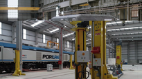 Continúan las obras del Ferrocarril Central y este lunes se produjo un avance clave para una obra en el Uruguay.