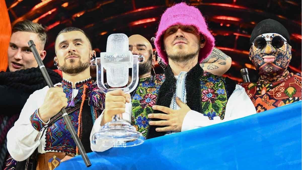 The band that won Eurovision auctioned off its trophy to buy drones for Ukraine