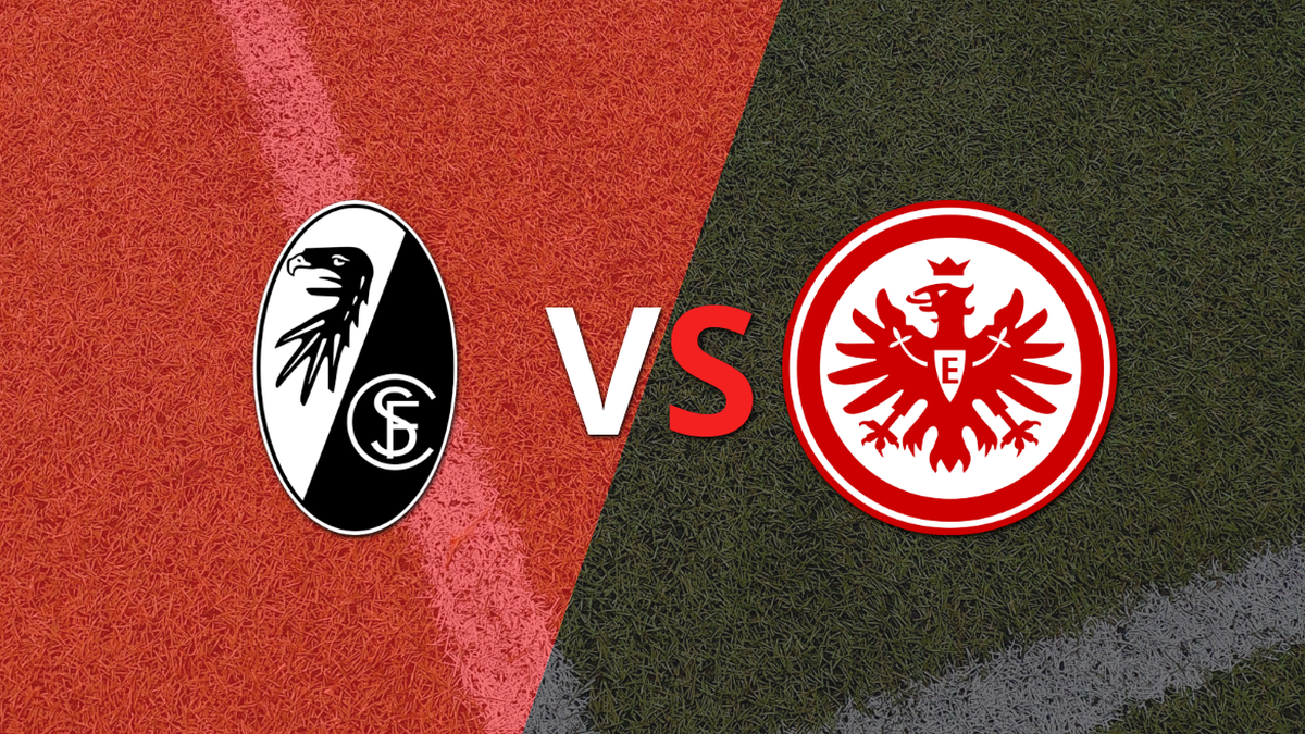 Halftime!  Freiburg draws 2-2 against Eintracht Frankfurt