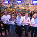 Gerardo Zamora cerró la campaña del Frente Cívico en La Banda junto a su candidato Llamil Abdala.&nbsp;