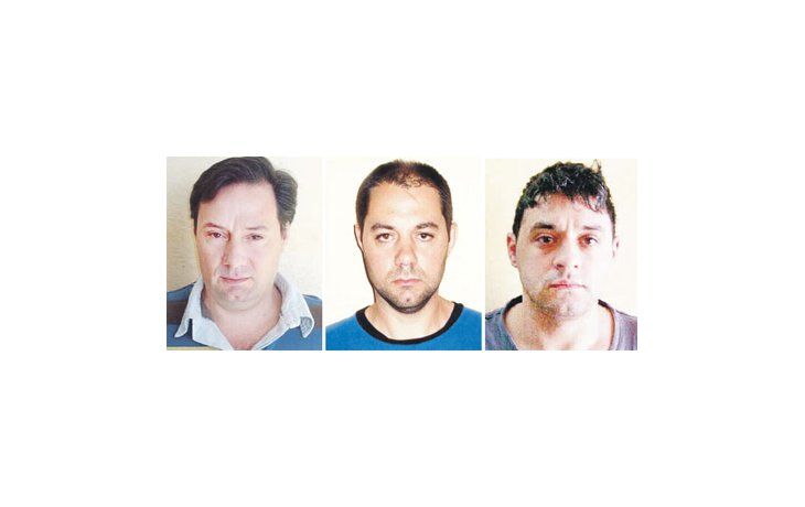Martín Lanatta, Cristian Lanatta y Víctor Schillaci
