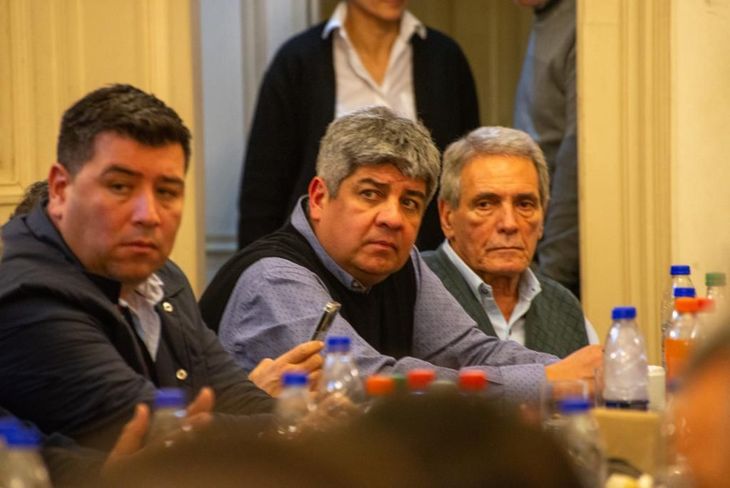 Pablo Moyano y Carlos Acuña, parte del directorio de la CGT.