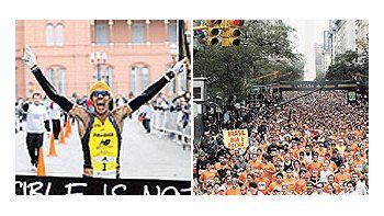 ámbito.com | Pese a la llovizna y el frío,más de 10.000 personasparticiparon ayer de laMedia Maratón de Adidas.Hubo gran cantidad decorredores brasileños, entrelos que se encontraba elganador, Adriano Bastos.
