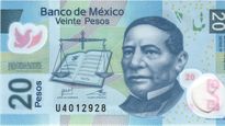 El billete de $20 de Benito Juárez se despide.
