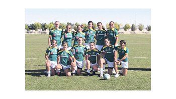 El equipo femenino de rugby seven de Brasil.