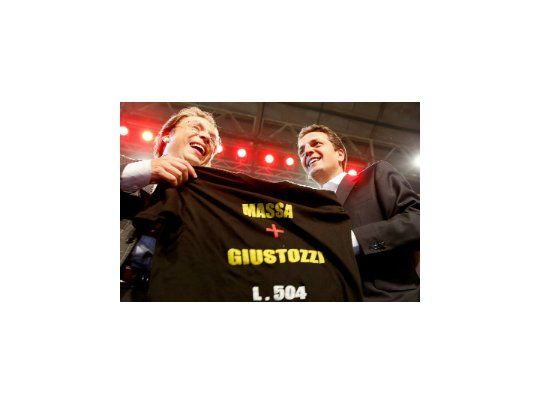 Darío Giustozzi y Sergio Massa.