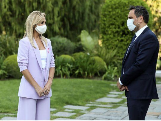 Fabiola Yañez y Juan Cabandié