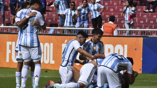 Un paso más. El sub 17 ganó en el inicio del Hexagonal Final del Sudamericano y se acerca al Mundial.