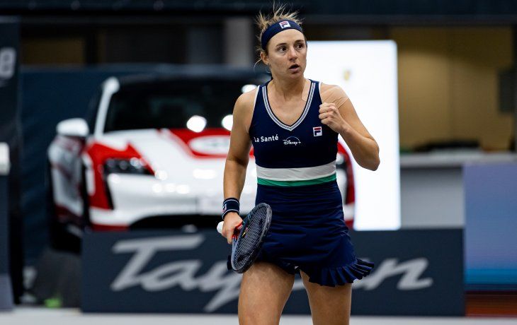 Podoroska logró su primer triunfo en Linz.