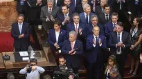 repercusiones: tras la jura de javier milei como presidente, asi se expreso el arco politico