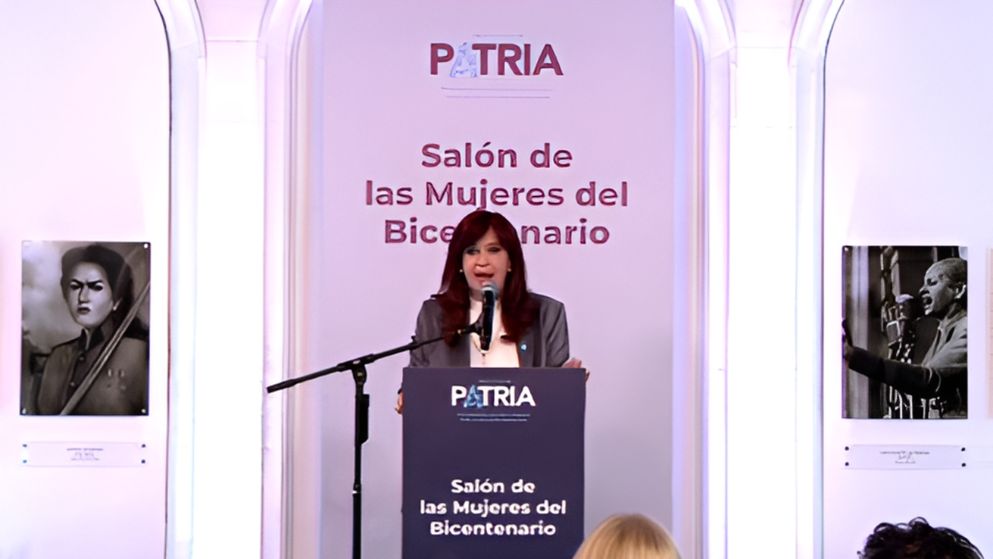 Cristina Fernández de Kirchner. 