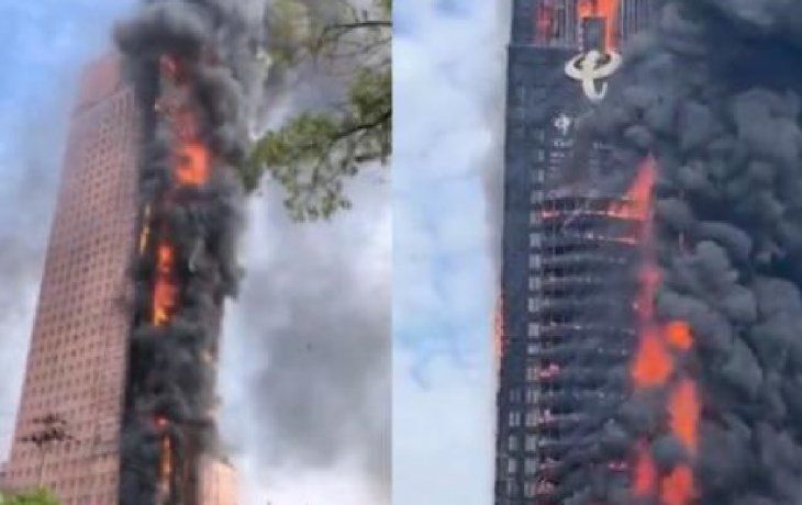 Dantesco incendio en China.&nbsp;