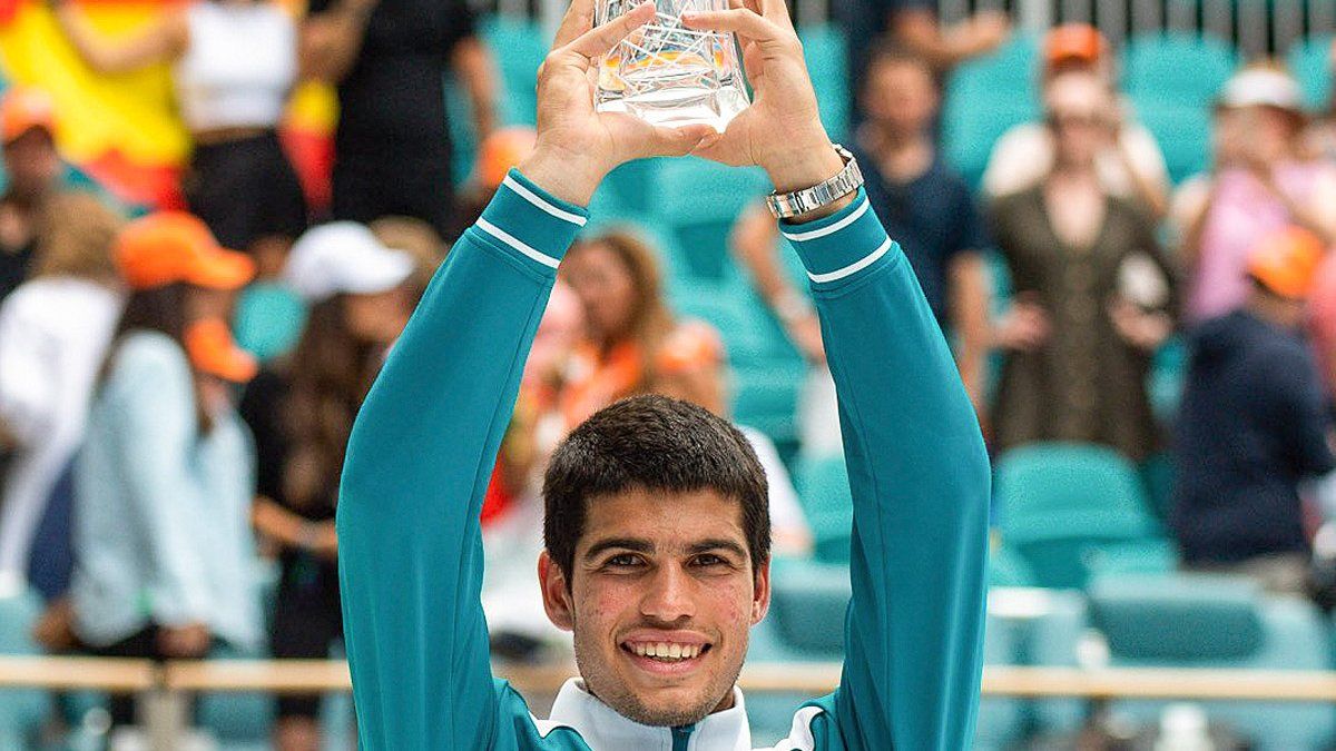 Carlos Alcaraz, the youngest champion in Miami history Carlos Alcaraz, the youngest champion in Miami history