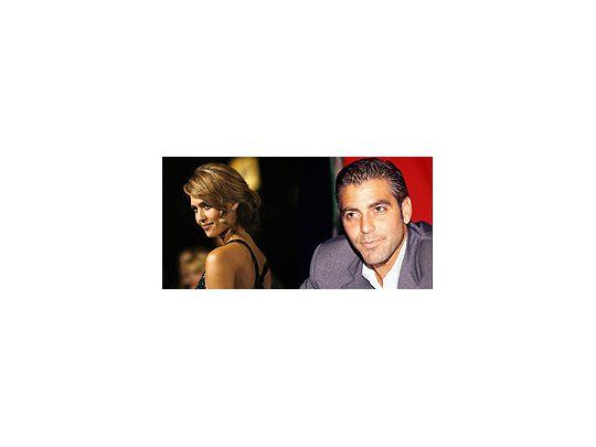 Jessica Alba y George Clooney