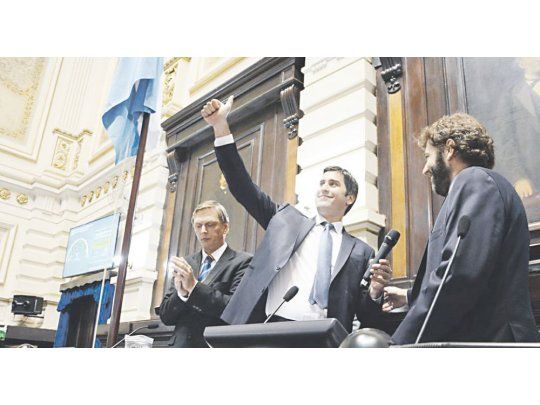 ungido. Manuel Mosca es nuevo presidente de Diputados.