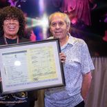 La Mona Jiménez fue homenajeado por SADAIC. La Mona Jiménez fue homenajeado por SADAIC.