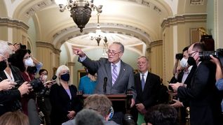 El jefe de los demócratas en el Senado, Chuck Schumer.