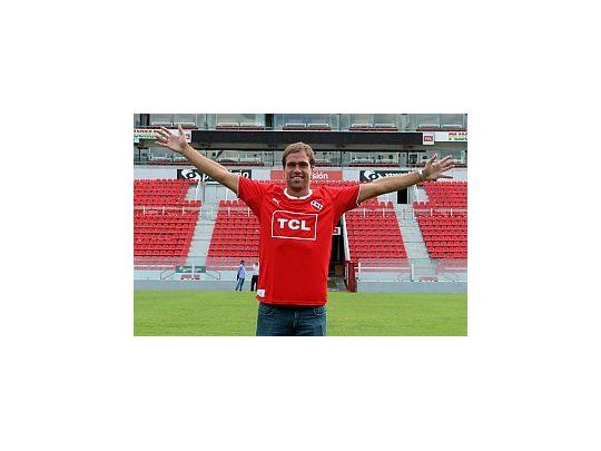 Insúa, en el Libertadores de América (Foto: prensa de Independiente).