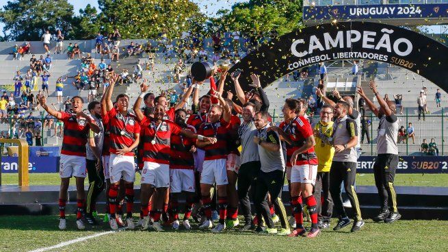 Campeao. Flamengo levantó la Copa Libertadores sub-20 en la cara de Boca.&nbsp;