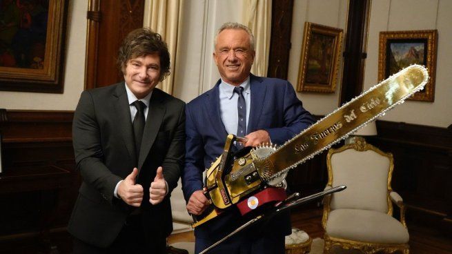Javier Milei recibió al secretario de Salud de Donald Trump.