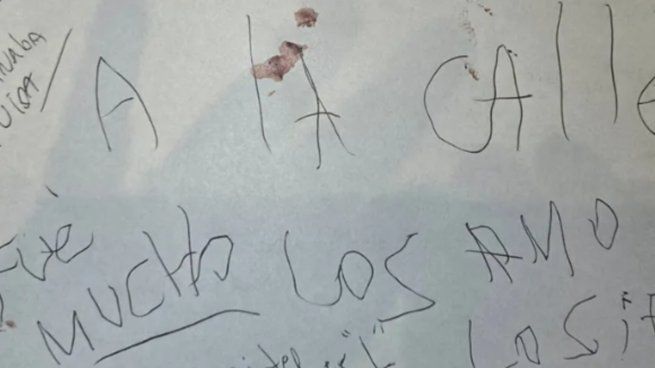 El mensaje fue encontrado en su departamento del 6°A, en un edificio de la calle Aguirre al 200. Los peritos forenses revelaron el contenido completo del texto.
