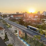 El nuevo esquema que presentó Orsi integrará carriles exclusivos, estaciones de prepago y unidades articuladas de gran capacidad. El nuevo esquema que presentó Orsi integrará carriles exclusivos, estaciones de prepago y unidades articuladas de gran capacidad.