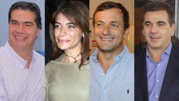 Jorge Capitanich, Zulema Menem, Bali Bucca y Cristian Ritondo.