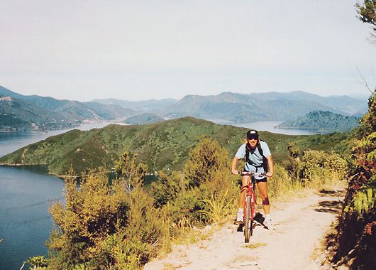 No hay sitio de Amsterdam que no sea accesible a través de bicisendas. El Queen Charlotte Track, en Nueva Zelanda, es una de las mejores experiencias de aventura, en bicicleta y también a pie.