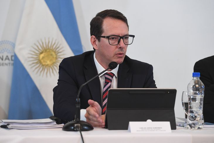 Carlos Guberman, the Secretary of Finance, gave an interview prior to the presentation of the 2025 Budget Carlos Guberman, the Secretary of Finance, gave an interview prior to the presentation of the 2025 Budget