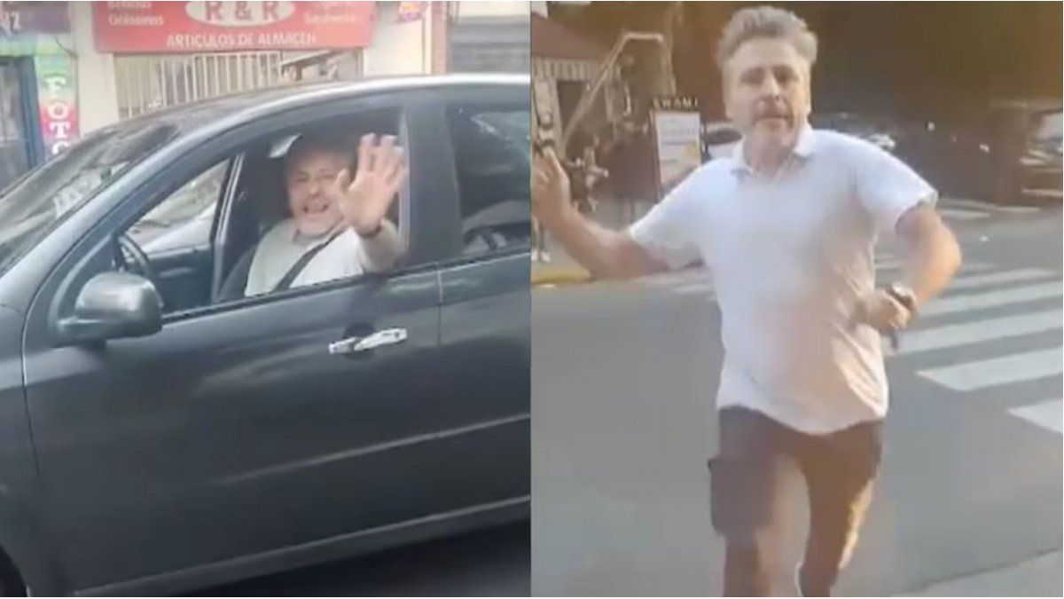 They identified the driver who attacked a pedestrian with an iron in Flores