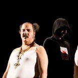 Hernán Franco, Juan Isola y Valentín Pelisch protagonizan “Osvaldo Lamborghini obras completas. Primera parte”, con dramaturgia de Ignacio Bartolone y Agustina Pérez. En El Galpón de Guevara.  Hernán Franco, Juan Isola y Valentín Pelisch protagonizan “Osvaldo Lamborghini obras completas. Primera parte”, con dramaturgia de Ignacio Bartolone y Agustina Pérez. En El Galpón de Guevara.