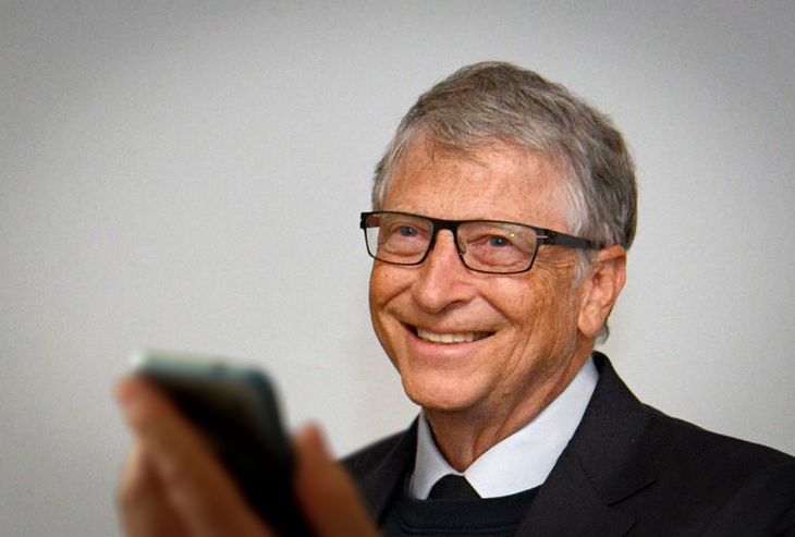Gates uses Samsung.