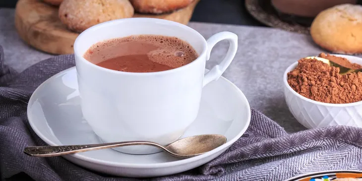 Hot chocolate helps maintain concentration. Hot chocolate helps maintain concentration.