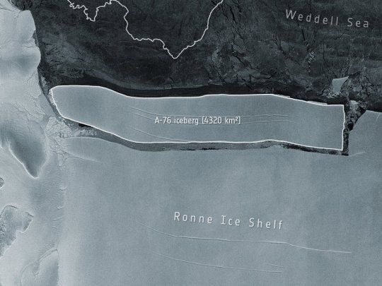 Ilustración del mapa satelital