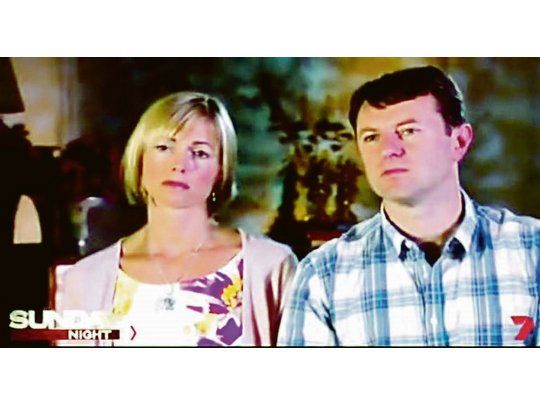 Entrevista. Los padres de la niña en el programa emitido en Australia. “¿Ustedes mataron a su hija?”, les preguntó la periodista de Channel 7.