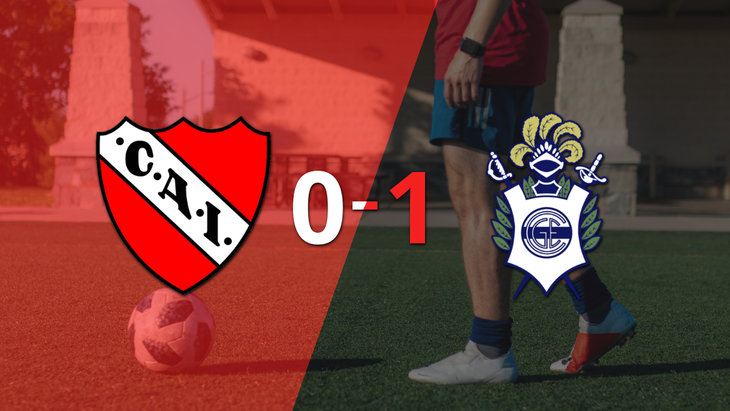 Solitario gol le da triunfo 1-0 a Gimnasia sobre Independiente