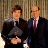 Archivo. Milei volverá a encontrarse con el controverdido inversor Michael Milken. Archivo. Milei volverá a encontrarse con el controverdido inversor Michael Milken.
