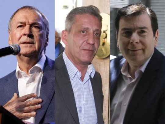 Gobernadores con boleta corta. Schiaretti (Córdoba), Arcioni (Chubut), Zamora (Santiago del Estero) y Gutiérrez (Neuquén).