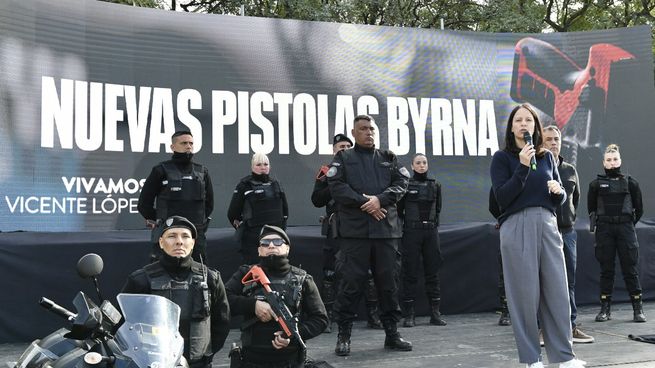 El municipio de Vicente López incorporó armas Byrna para su patrulla municipal.