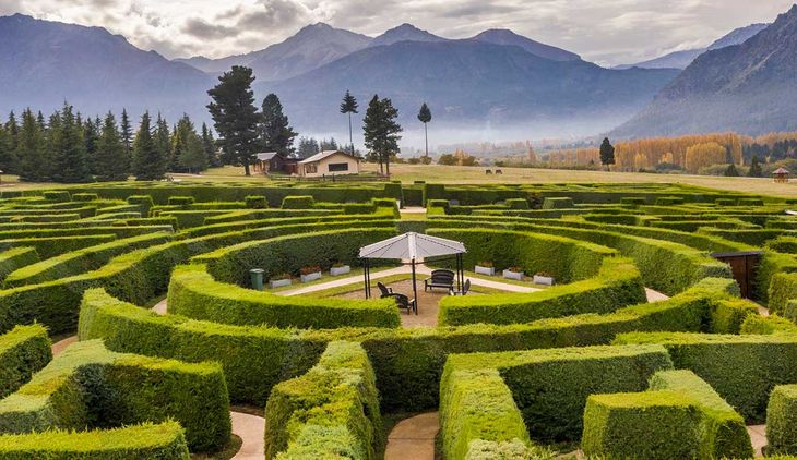 The largest maze in South America offers a fun challenge and spectacular scenery. The largest maze in South America offers a fun challenge and spectacular scenery.