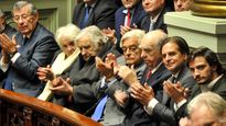 El presidente Luis Lacalle Pou participó del primer evento conmemorativo a 50 años del golpe de Estado en Uruguay.