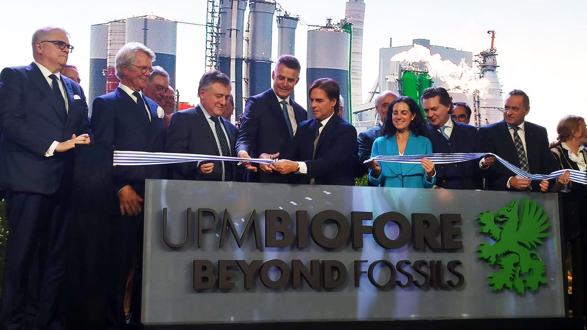 Lacalle Pou valued the work of previous governments at the inauguration of UPM 2