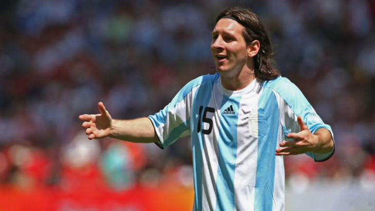 Messi at the Beijing 2008 Olympic Games