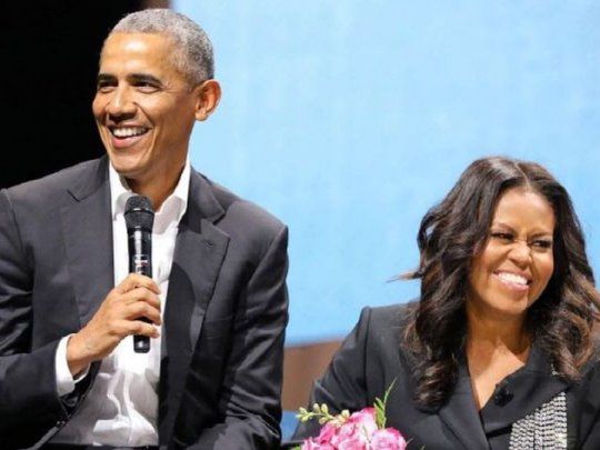 El expresidente estadounidense, Barack Obama, y su esposa, Michelle.