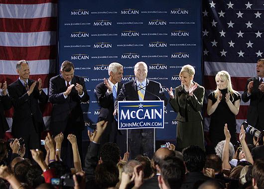 McCain fue el favorito en las internas republicanas de La Florida