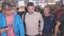Fernando Gago arribó ayer por la noche a la Argentina&nbsp;