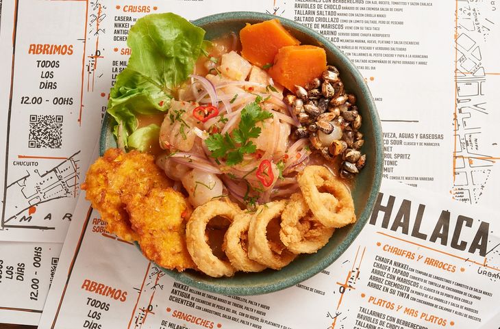 Cebiche of the port, a dish to enjoy. Cebiche of the port, a dish to enjoy.