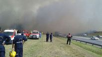 el 80% del incendio en el parque nacional de campana esta controlado